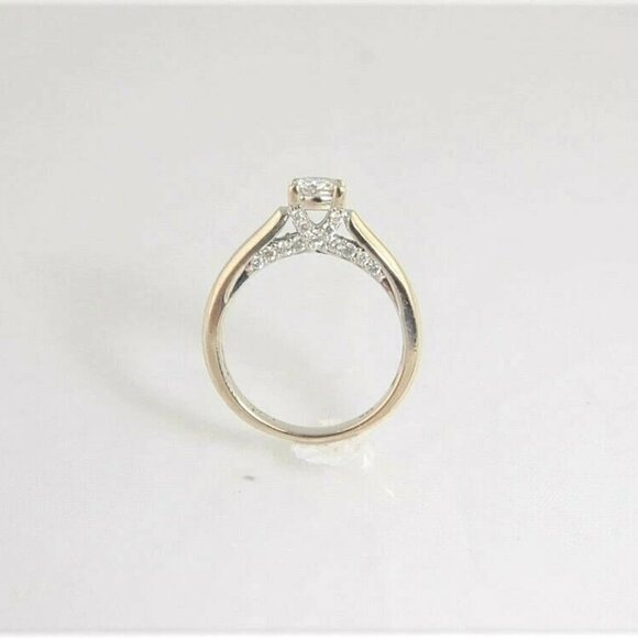 (I-2196-460) 14k white gold multistone diamond ring - Picture 1 of 1